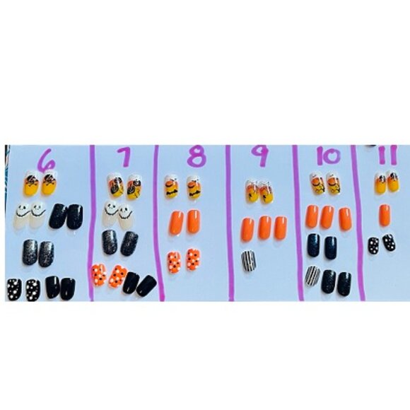 mix of Halloween nails - 126 nails total (pics of all nails in listing) - Picture 5 of 7